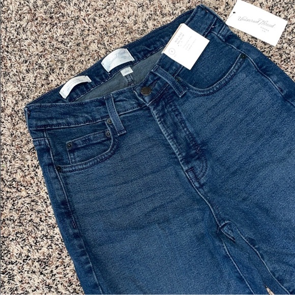 Universal Thread 80’s Mid Rise Slim Leg Denim Jeans Dark Wash Blue Var Sizes NWT - Picture 4 of 9